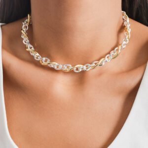 Chocker rígida lisa ondulada