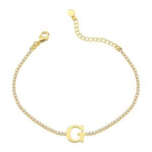 Pulseira de riviera com zircônias