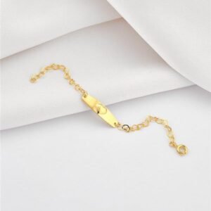 Pulseira Plaquinha Coração | Infantil