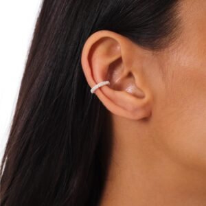Piercing Fake Cravejado - Prata 925