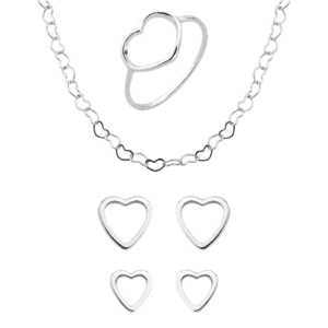 Look Anel, Trio e Chocker - Prata