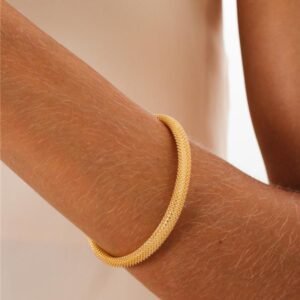 Meio Bracelete Liso Telado